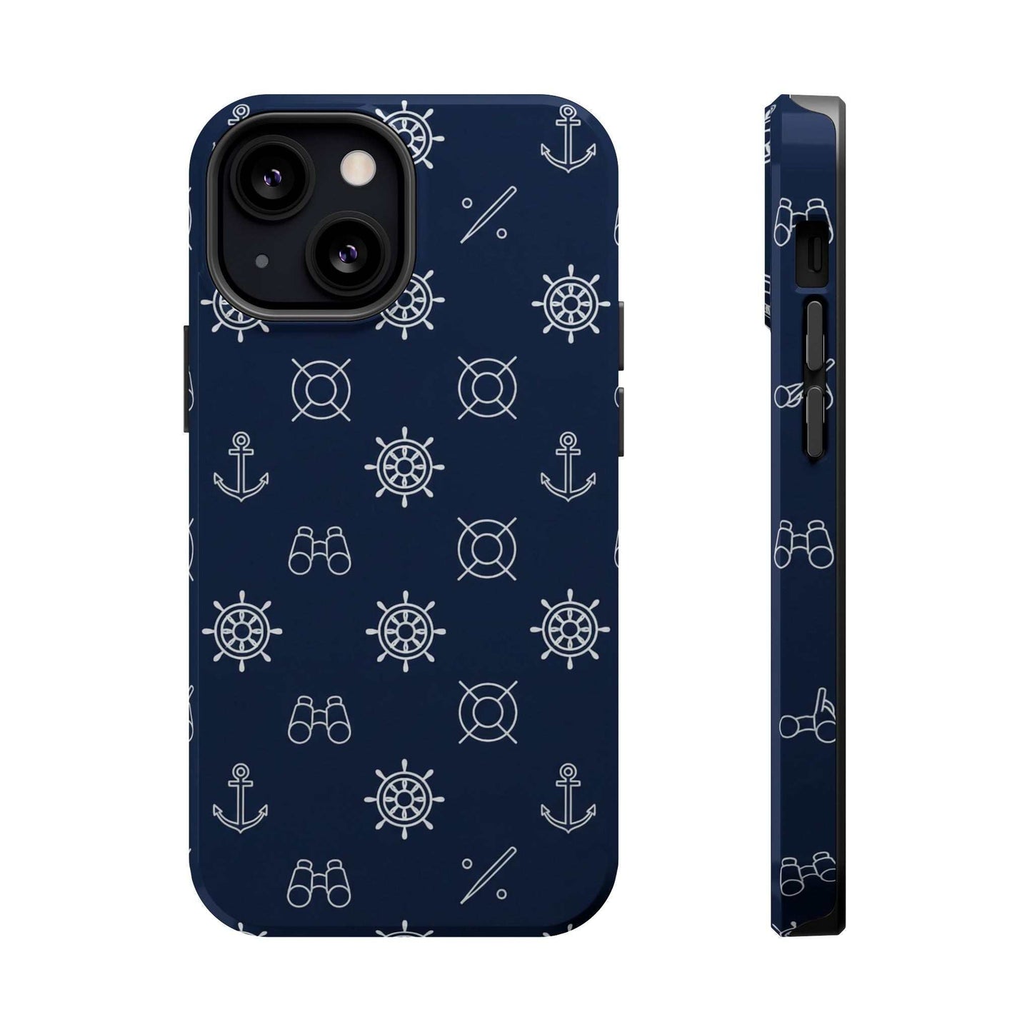 Minimalist Nautical iPhone Case — Magnetic Impact-Resistant Phone Case