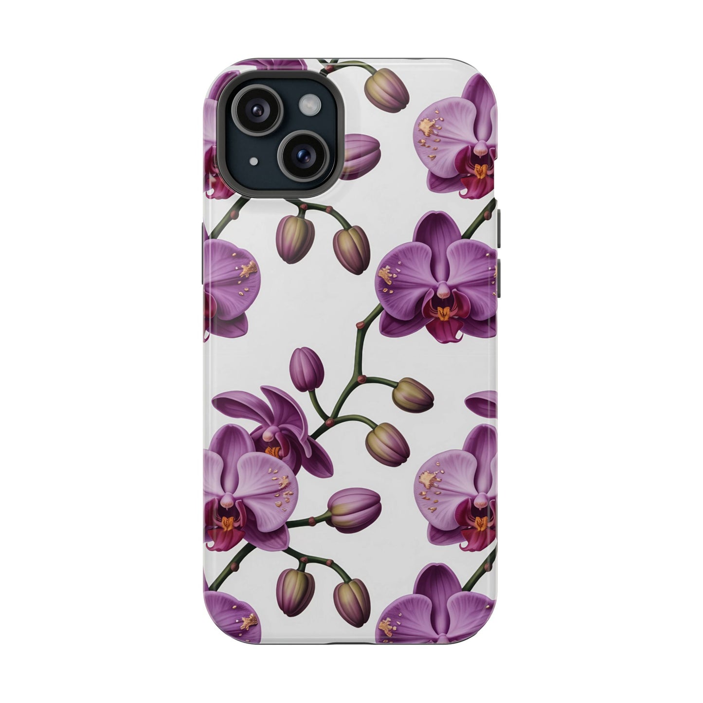 Purple Orchid Design iPhone Tough Case