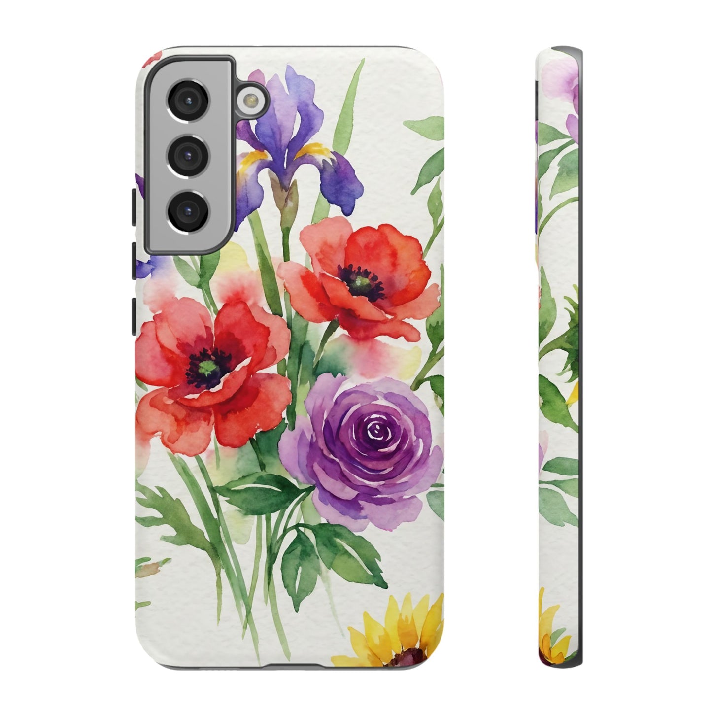 Watercolor Bouquet Samsung Phone Case — Tough Cases