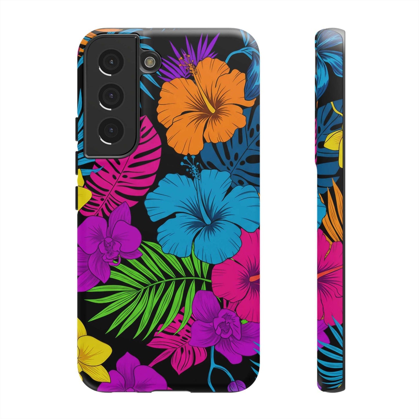 Modern Tropical Floral Design Samsung Phone Case