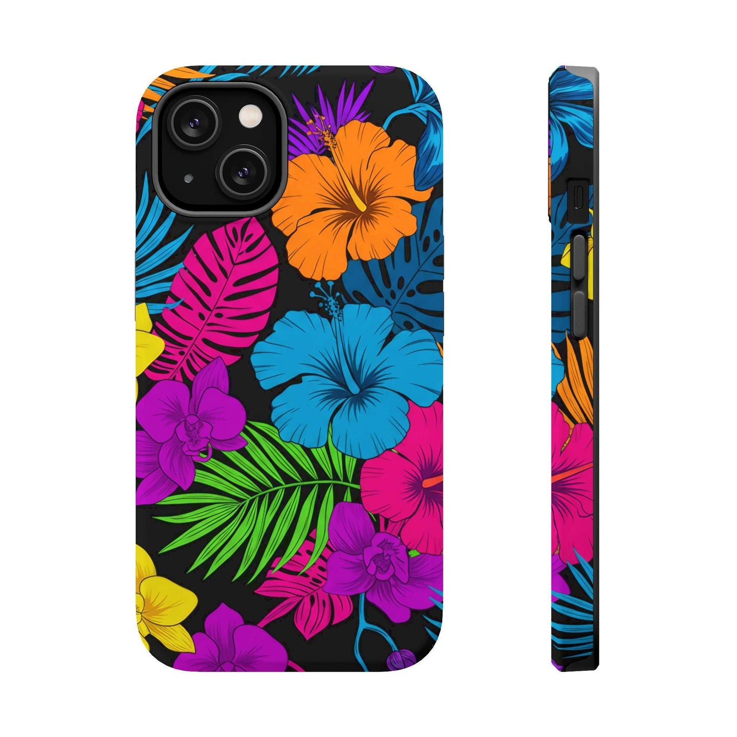 Modern Tropical Floral Design iPhone Case
