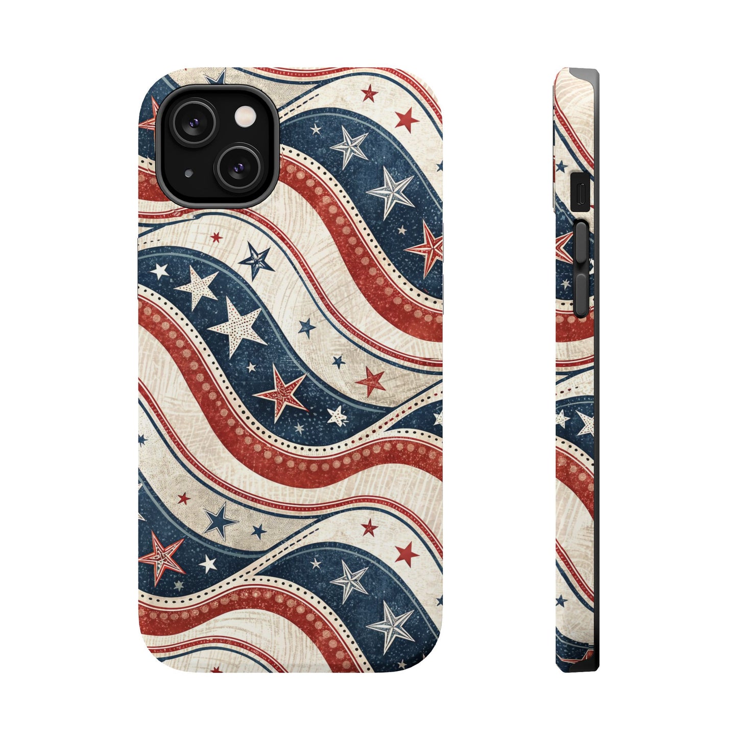 Vintage Patriotic Inspired Ribbon iPhone Case