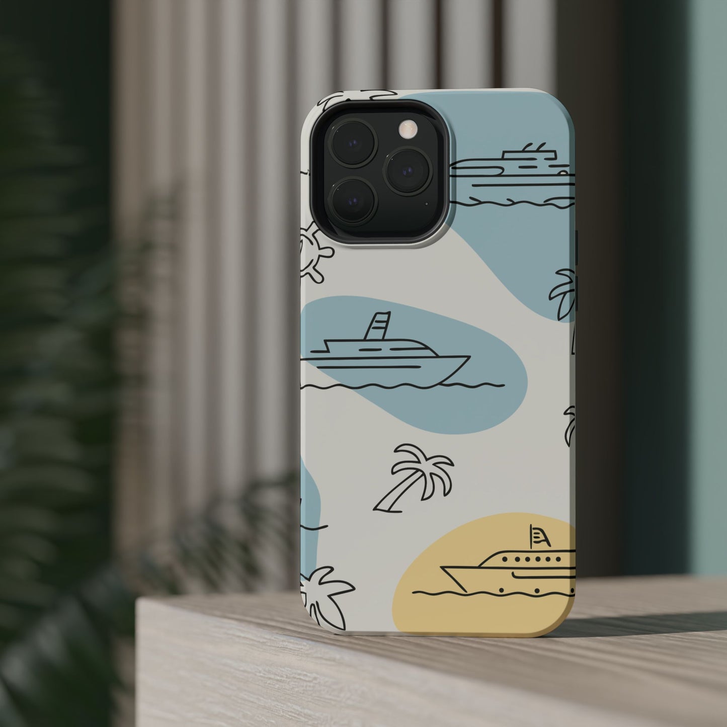 Retro Cruise Vacation iPhone Tough Case