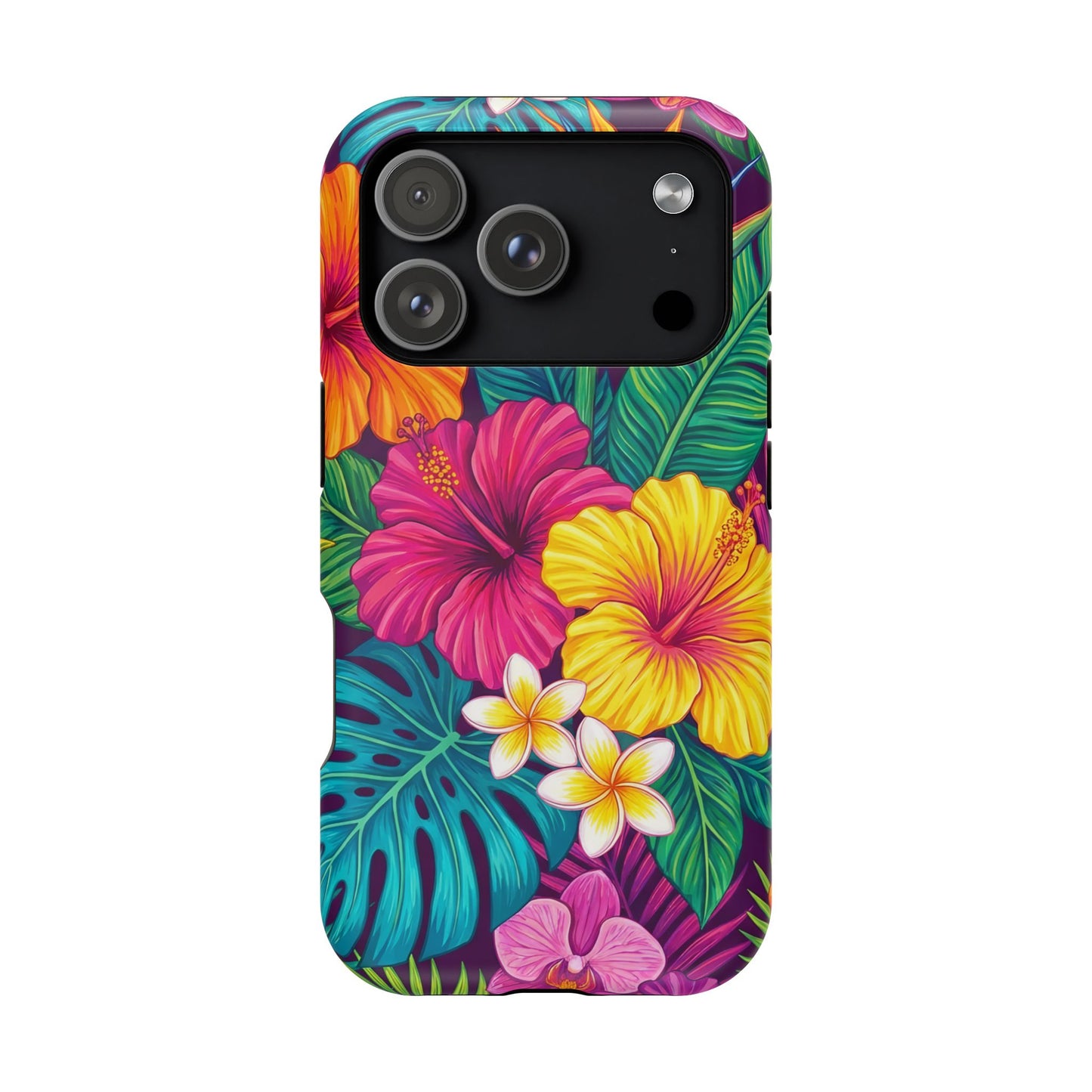 Vibrant Tropical iPhone Tough Case — Magnetic Impact-Resistant