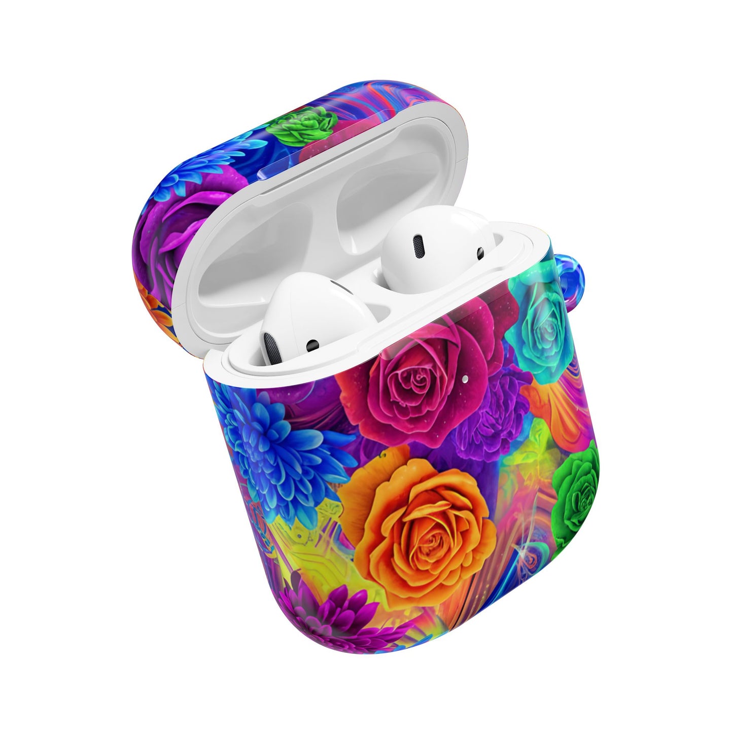 Vibrant Floral AirPods Case – Bright, Protective & Stylish Cover