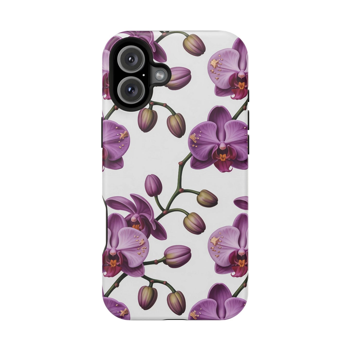 Purple Orchid Design iPhone Tough Case