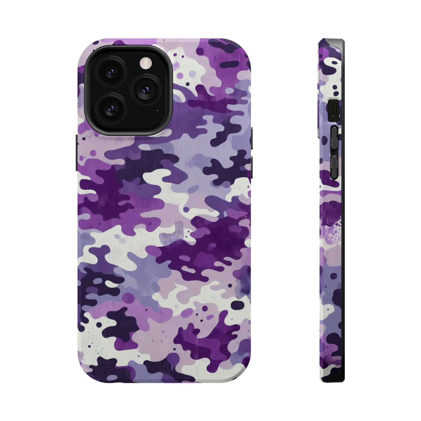 Purple Camouflage Design iPhone Tough Case -