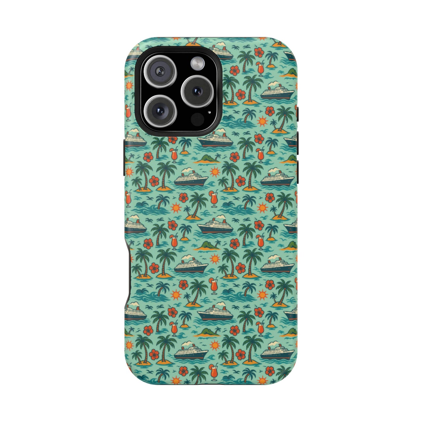 Tropical Cruise Tough iPhone Case