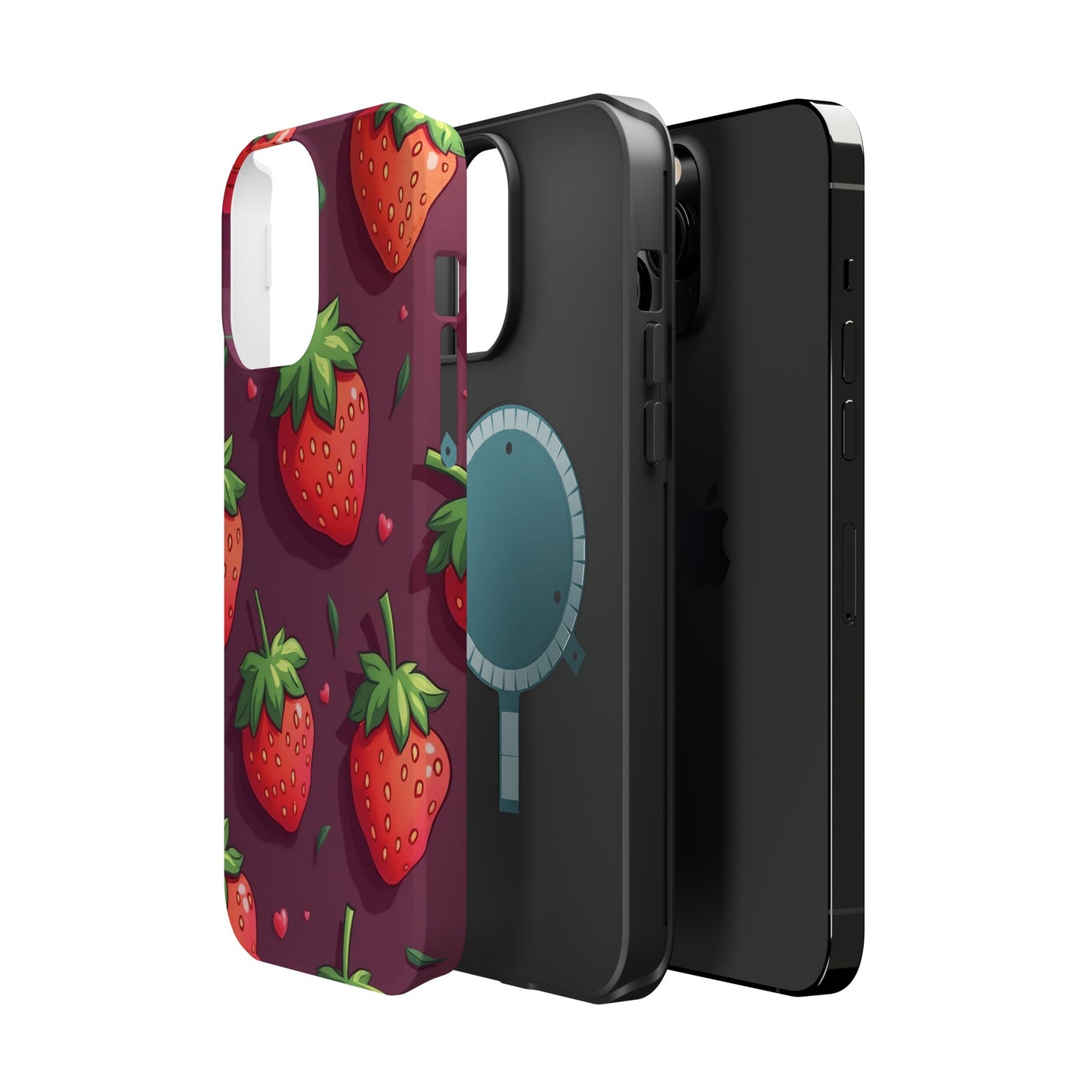 Strawberry Design iPhone Tough Phone Case