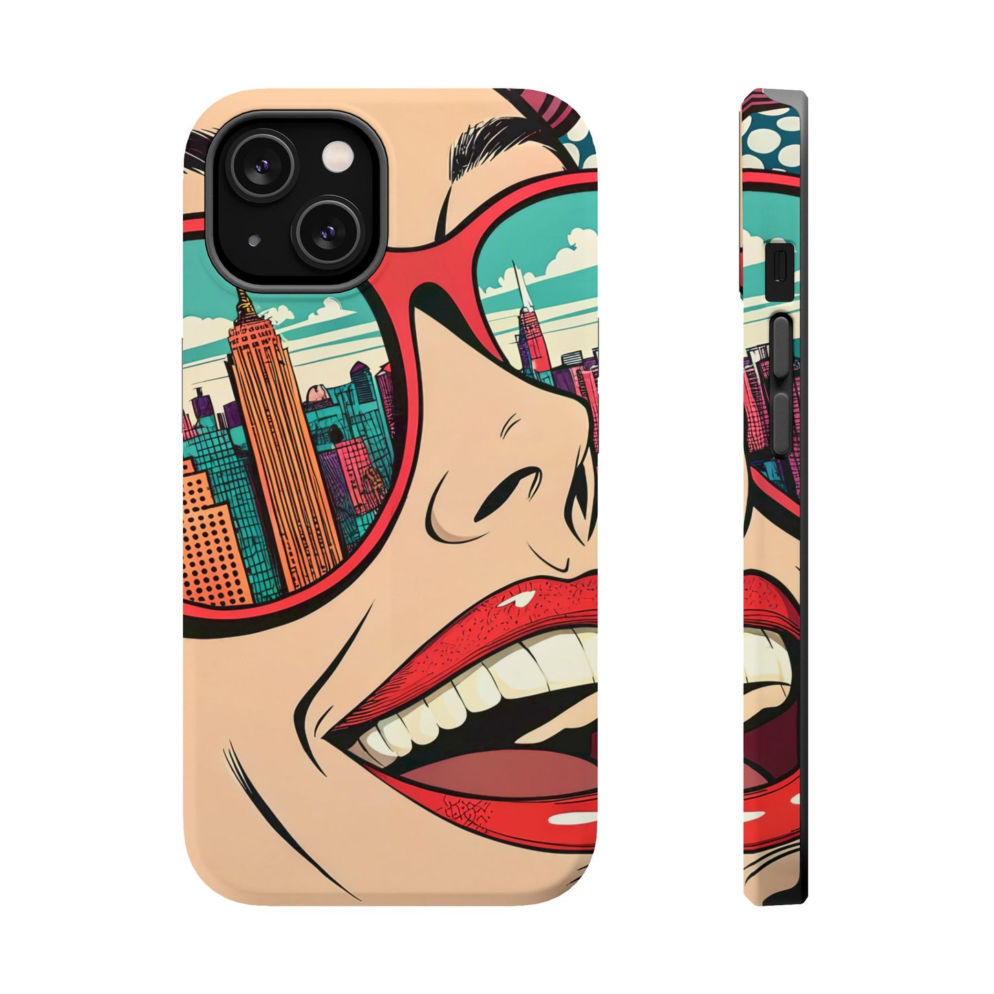 City View Pop Art Design iPhone Tough Case