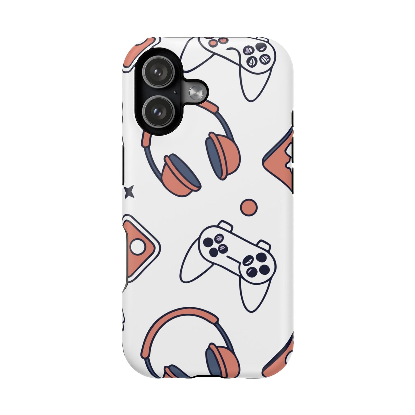 Gamer iPhone Tough Case with dual layer protection and gaming controller design