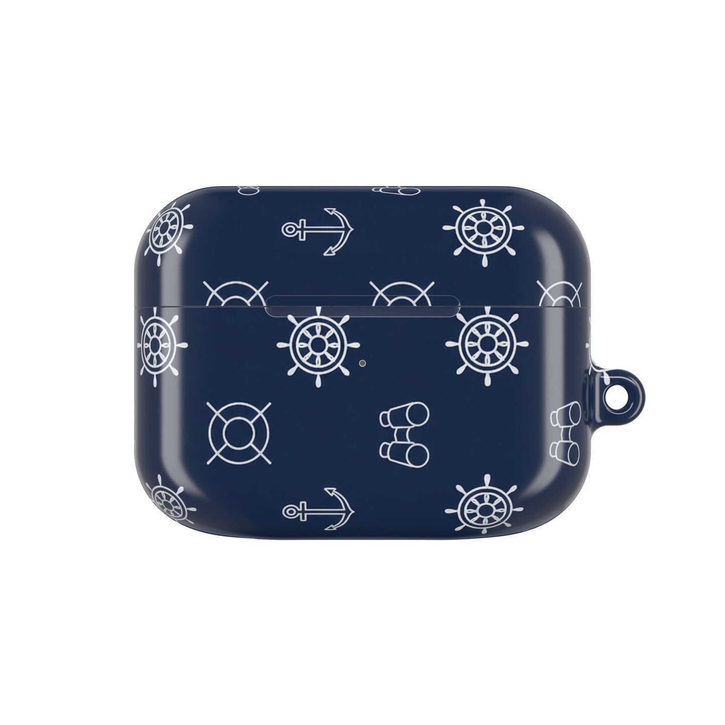 Nautical-Inspired Sleek AirPod Case — Stylish Marine Design for Music Lovers