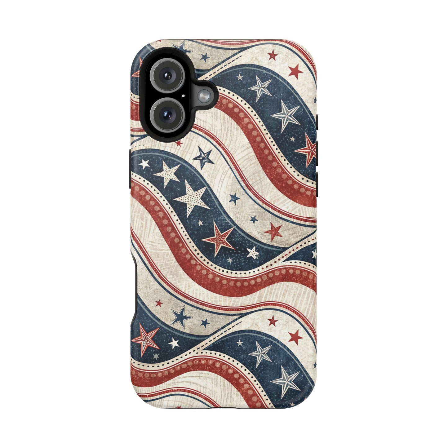 Vintage Patriotic Inspired Ribbon iPhone Case