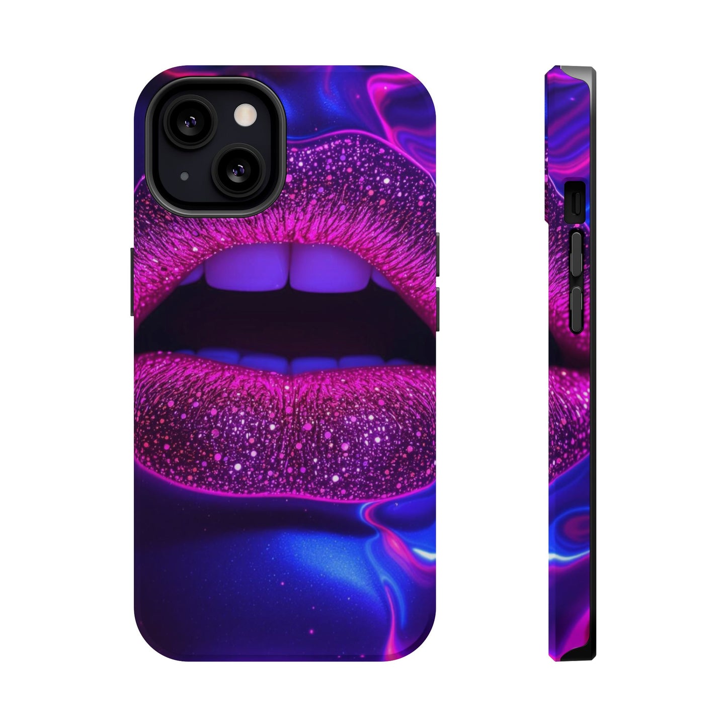 Purple Kiss Design iPhone Tough Case
