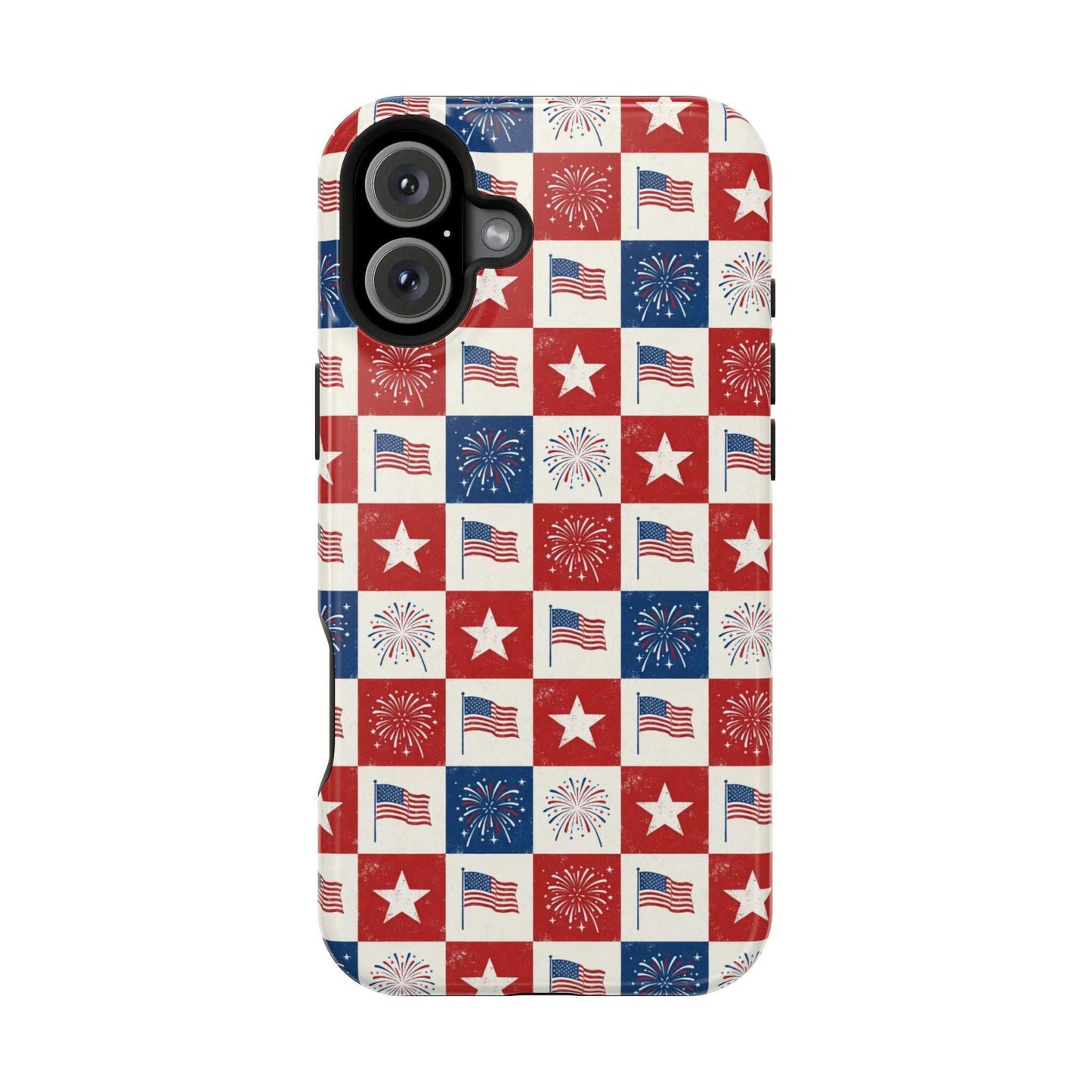 4th of July Patriotic iPhone Case — Magnetic Impact-Resistant