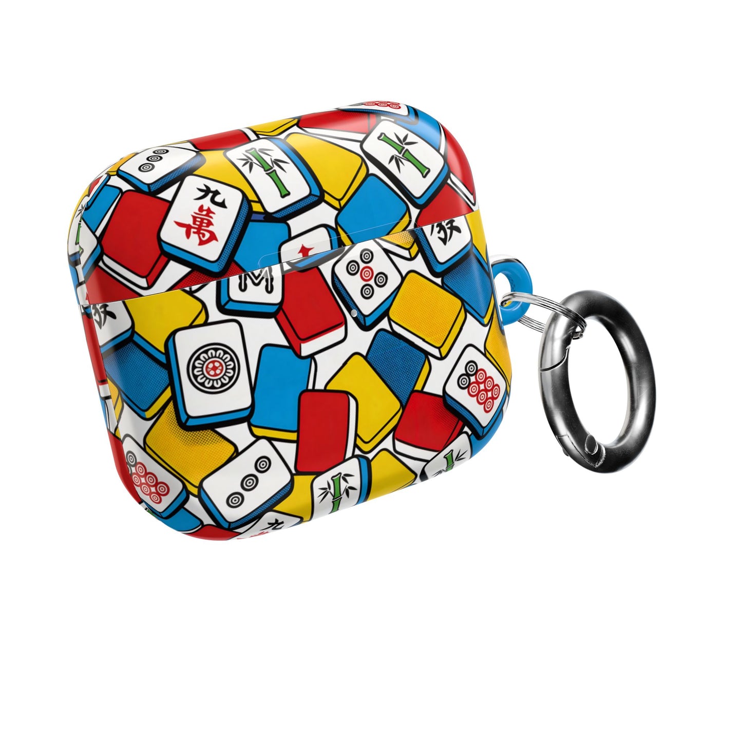 Vibrant Mahjong AirPod Case — Colorful Mahjong Tile Protective Case