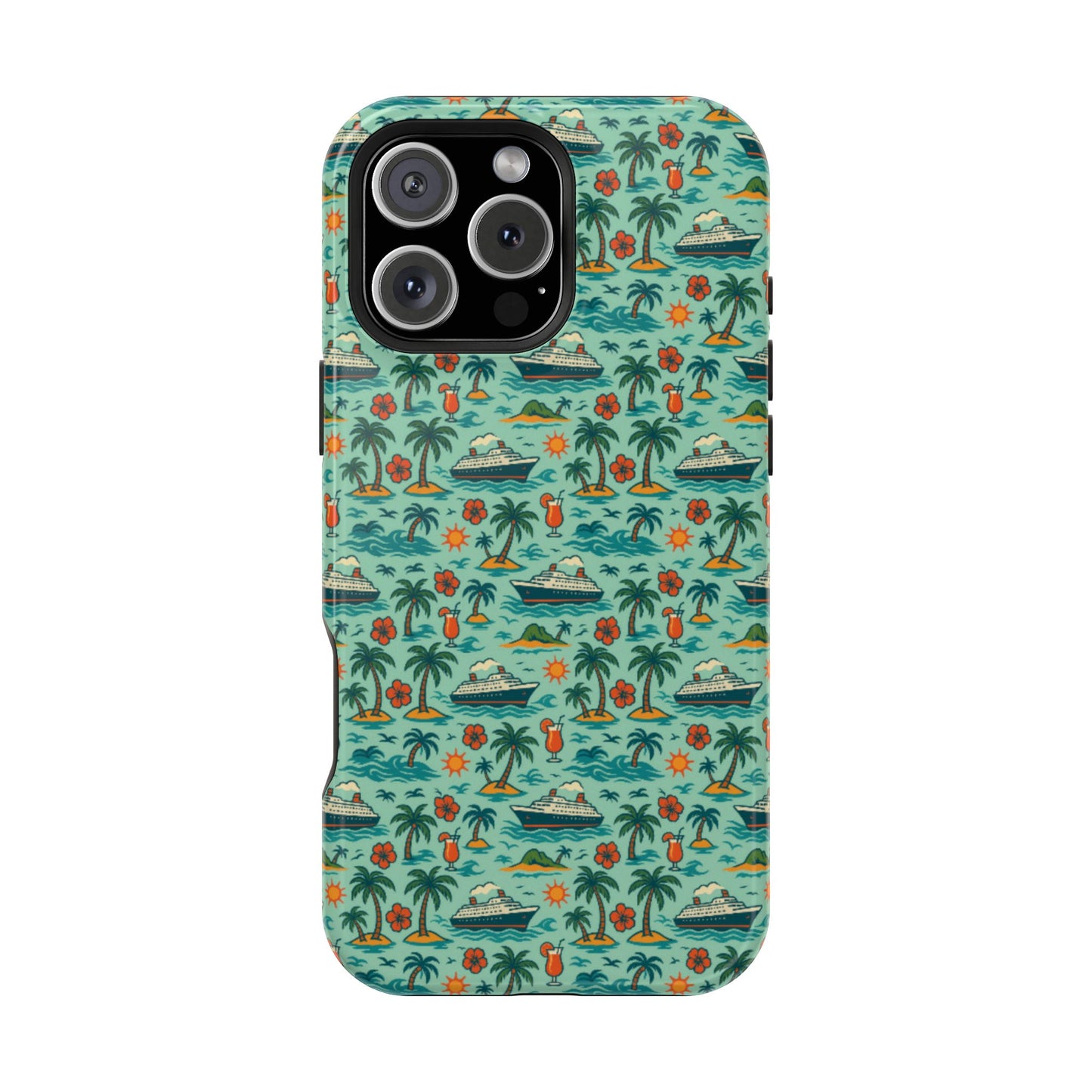 Tropical Cruise Tough iPhone Case