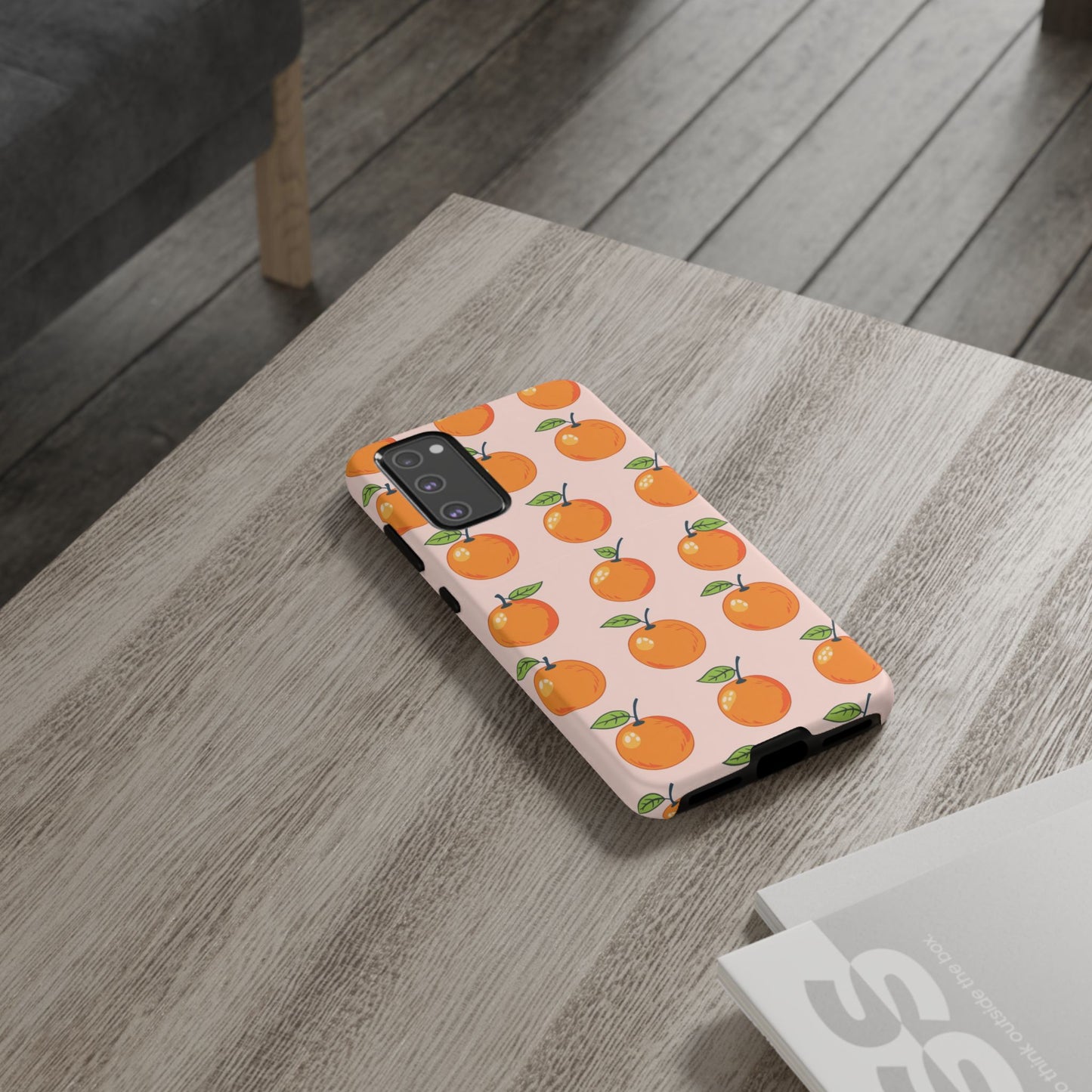 Orange Fruit Design Samsung Tough Phone Case