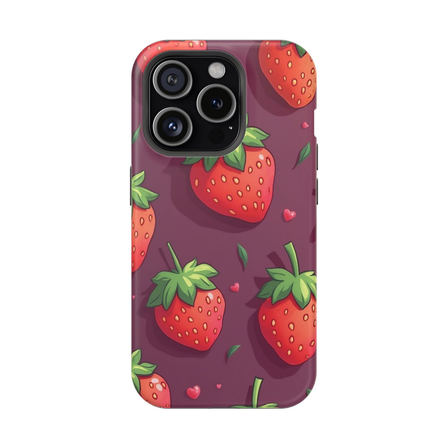 Strawberry Design iPhone Tough Phone Case