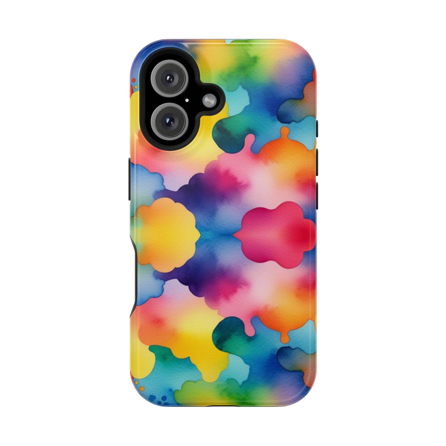 Watercolor Rainbow Clouds iPhone Tough Case