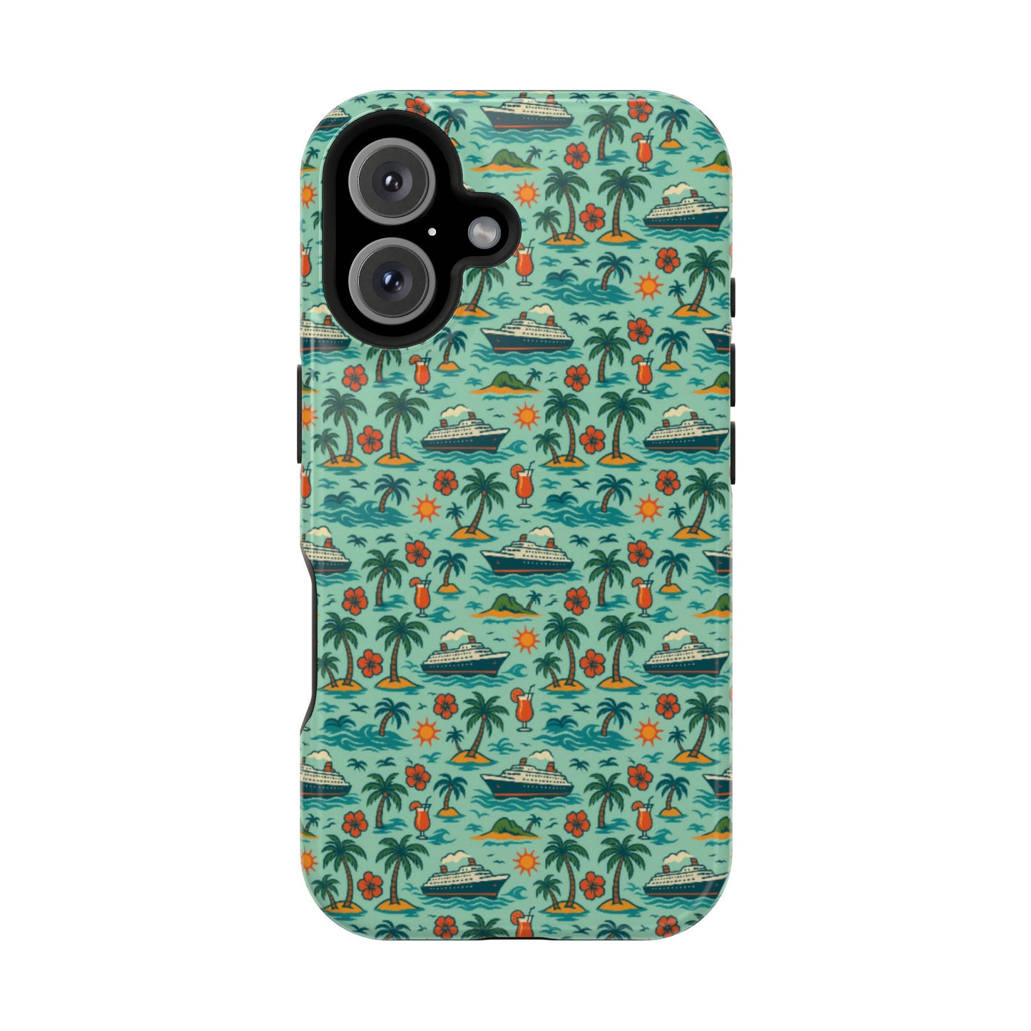 Tropical Cruise Tough iPhone Case