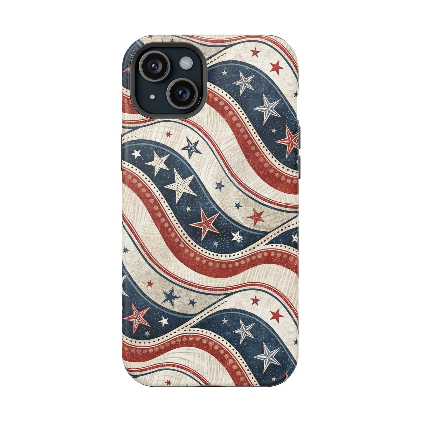 Vintage Patriotic Inspired Ribbon iPhone Case