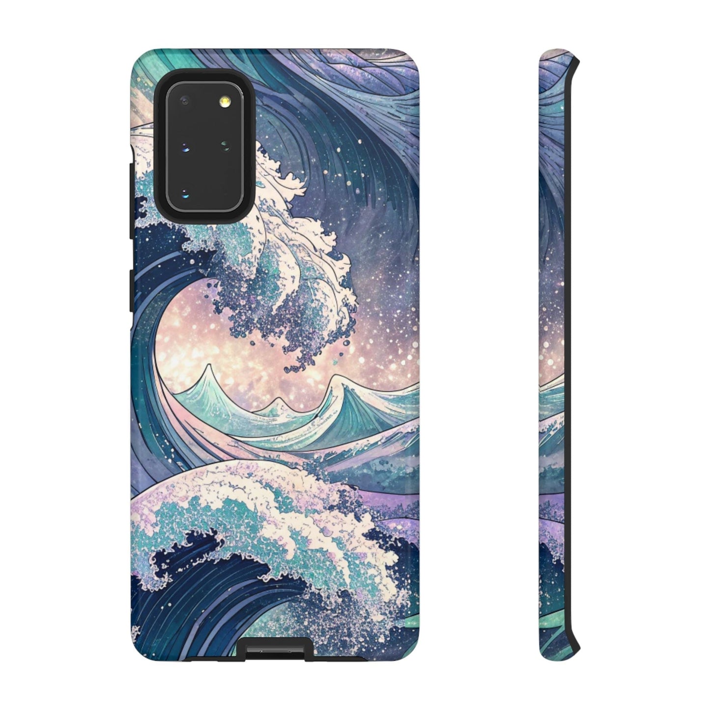 Crashing Waves Samsung tough phone case with durable beach-inspired wave design for Samsung Galaxy phones