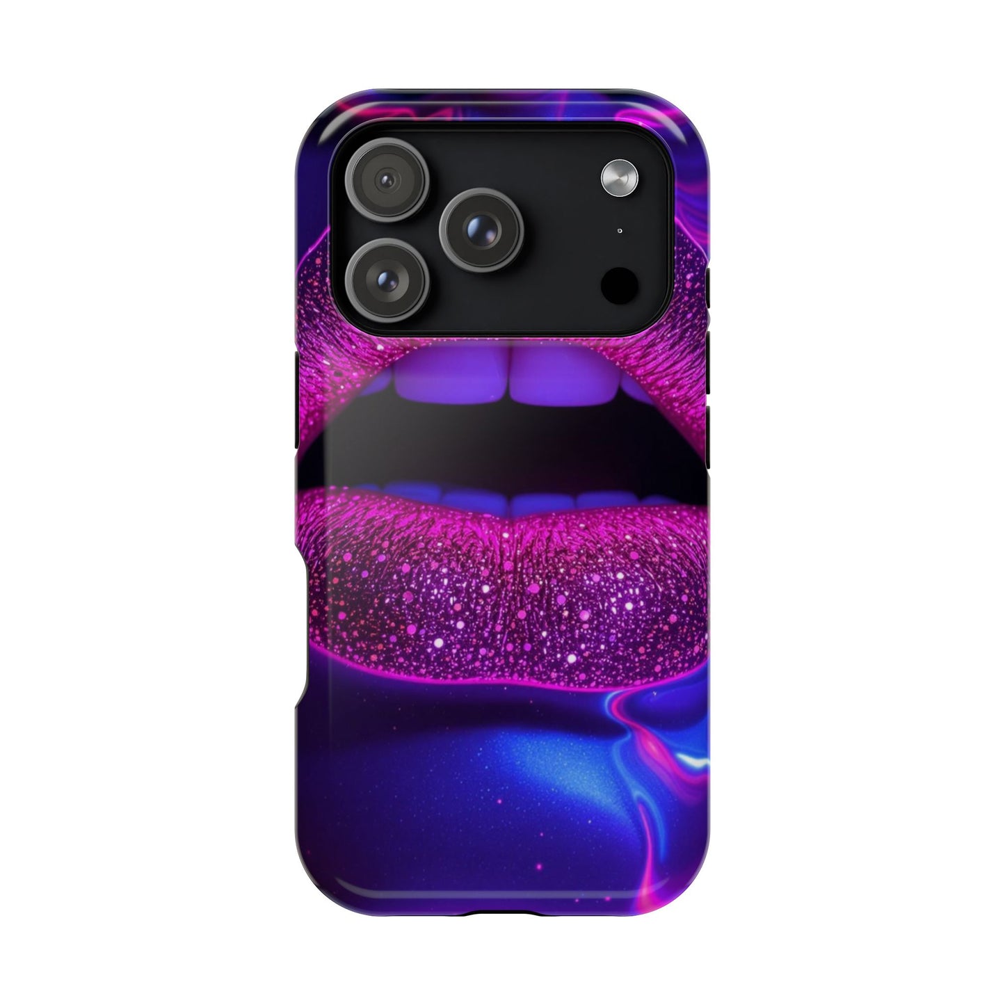 Purple Kiss Design iPhone Tough Case
