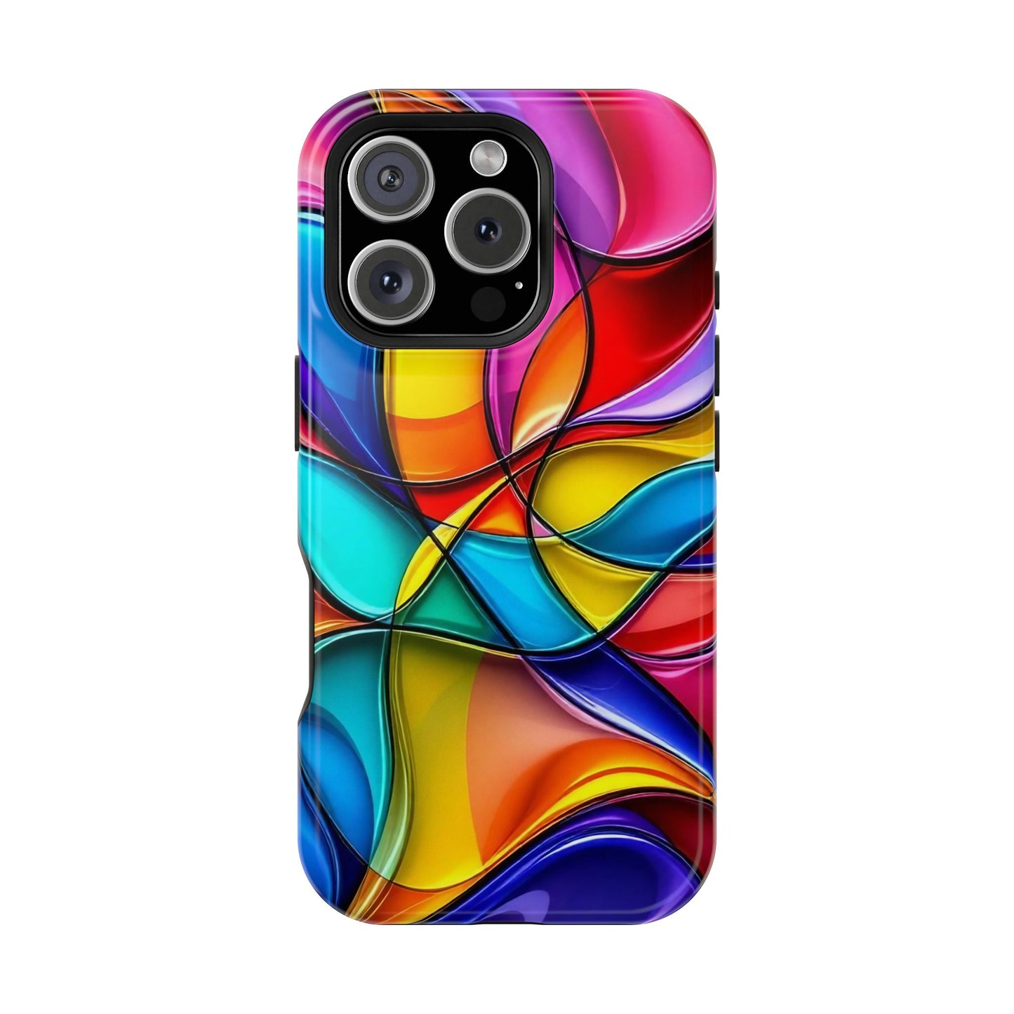 Rainbow Pride Art Design iPhone Tough Case