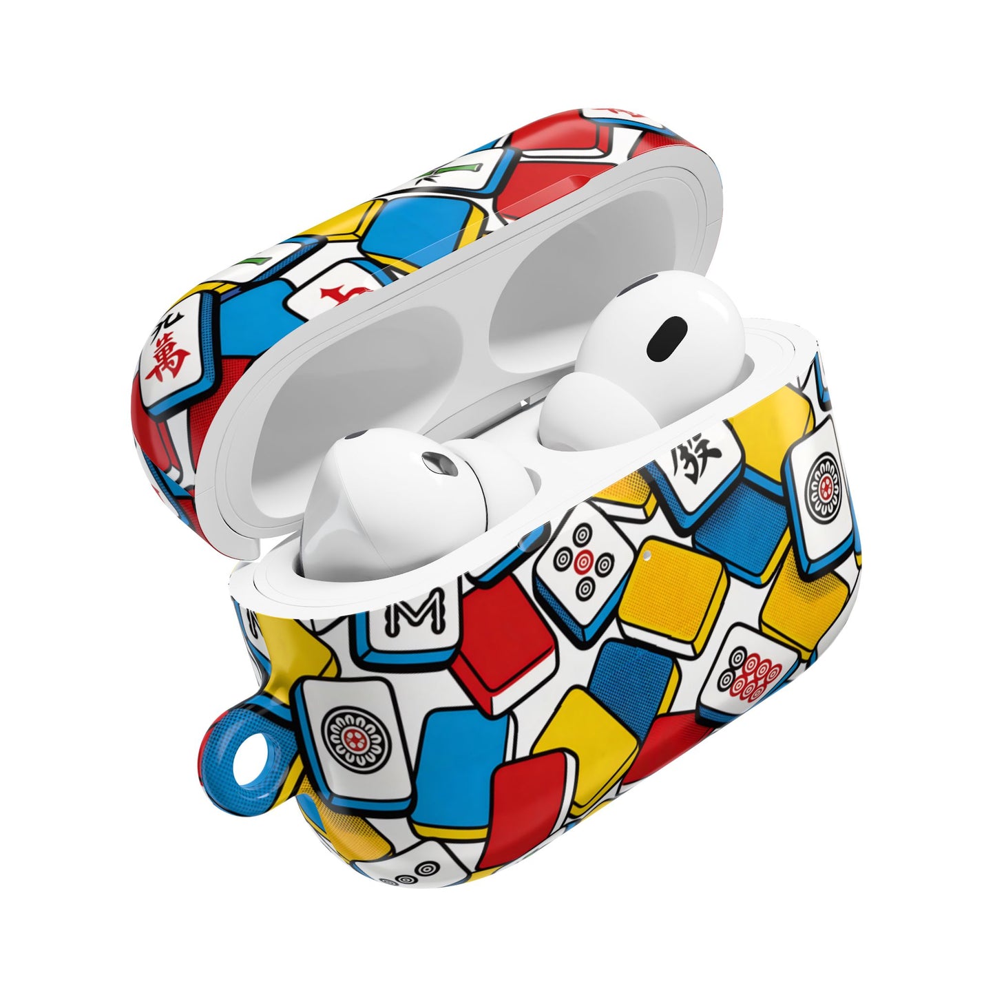 Vibrant Mahjong AirPod Case — Colorful Mahjong Tile Protective Case