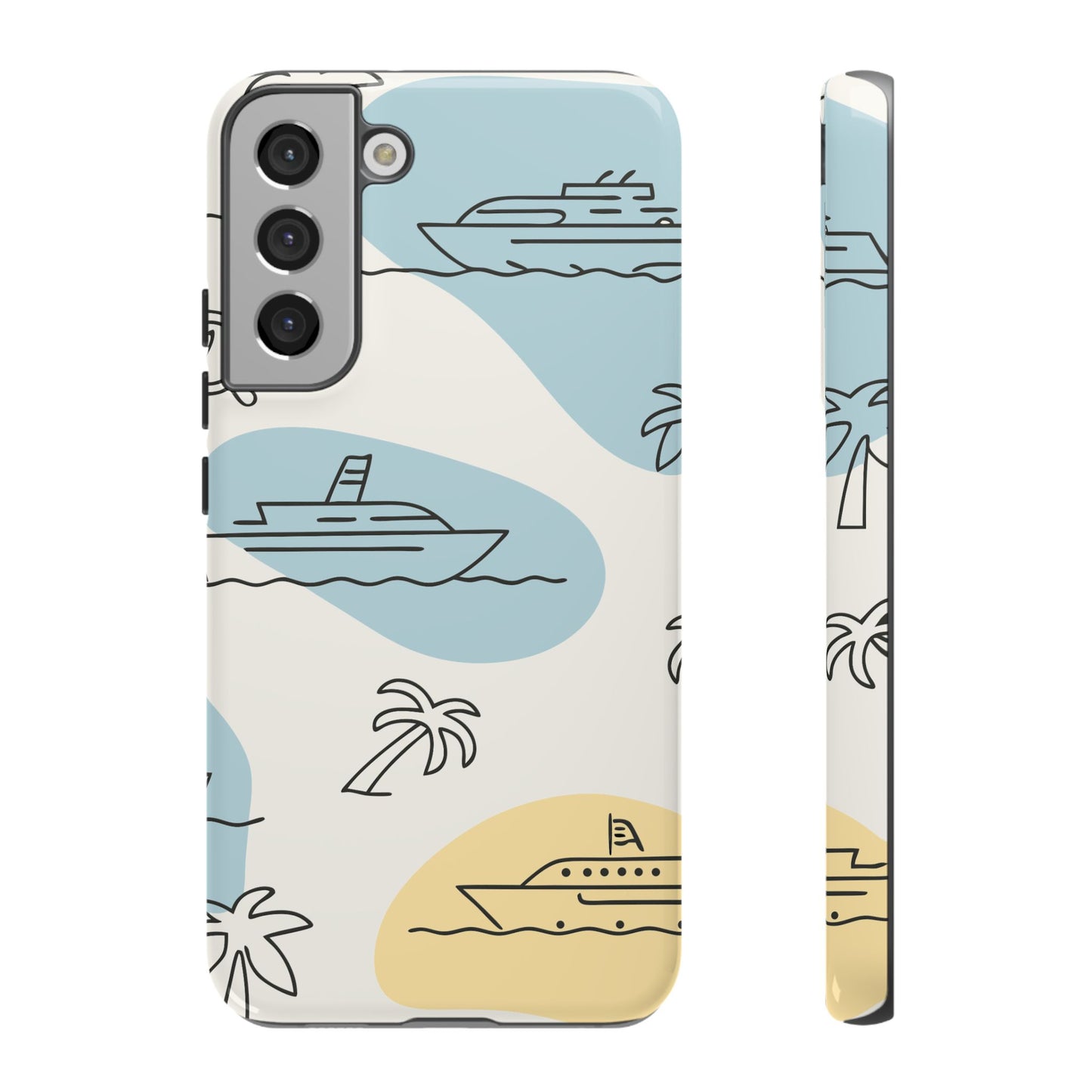 Retro Cruise Vacation Samsung Tough Phone Case