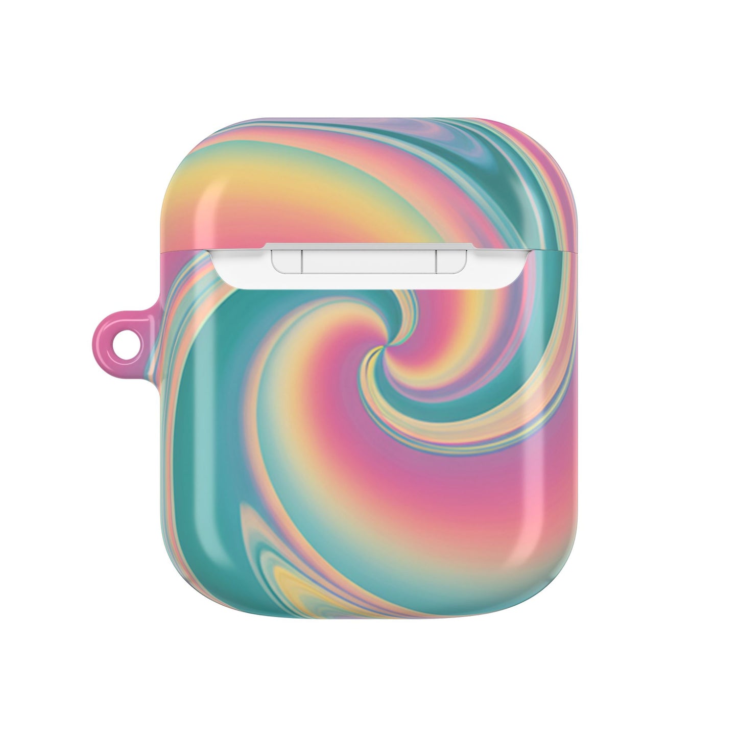 Cotton Candy Rainbow Swirl AirPod Case