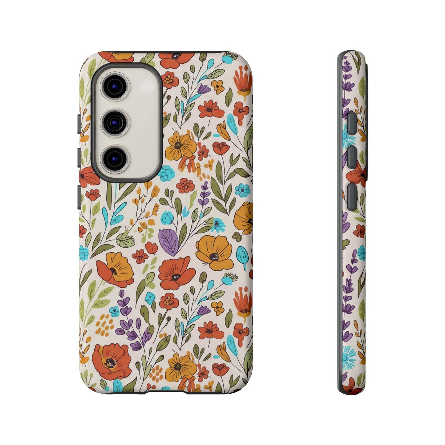 Floral Drawing Inspire Samsung Phone Case