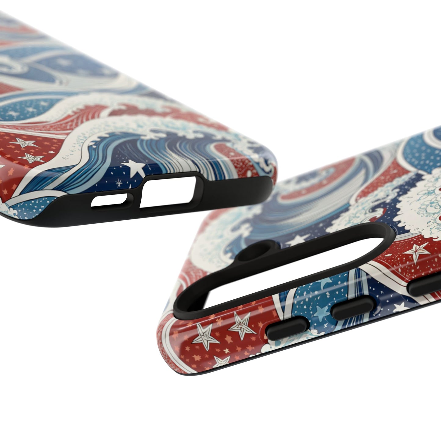Patriotic Waves Samsung Tough Case Phone Case