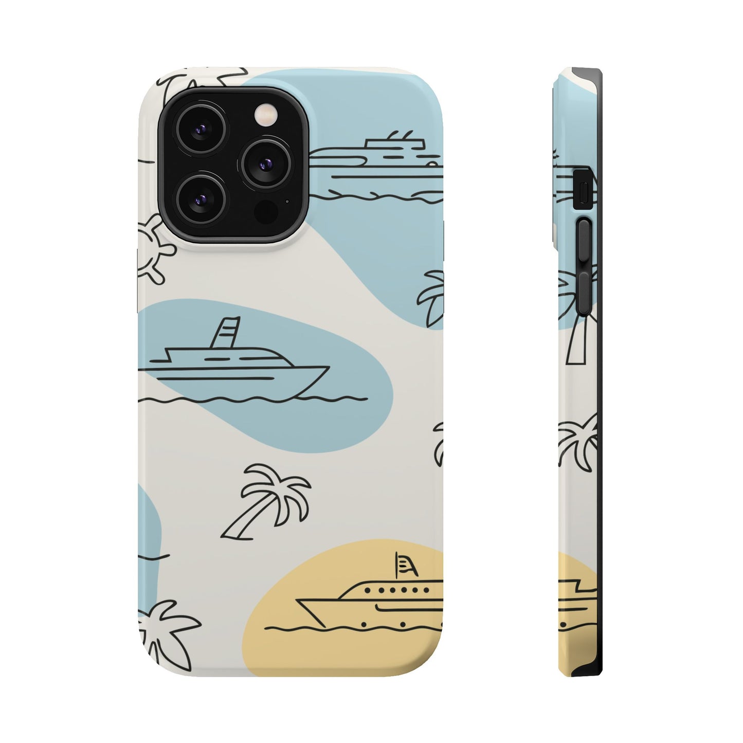 Retro Cruise Vacation iPhone Tough Case