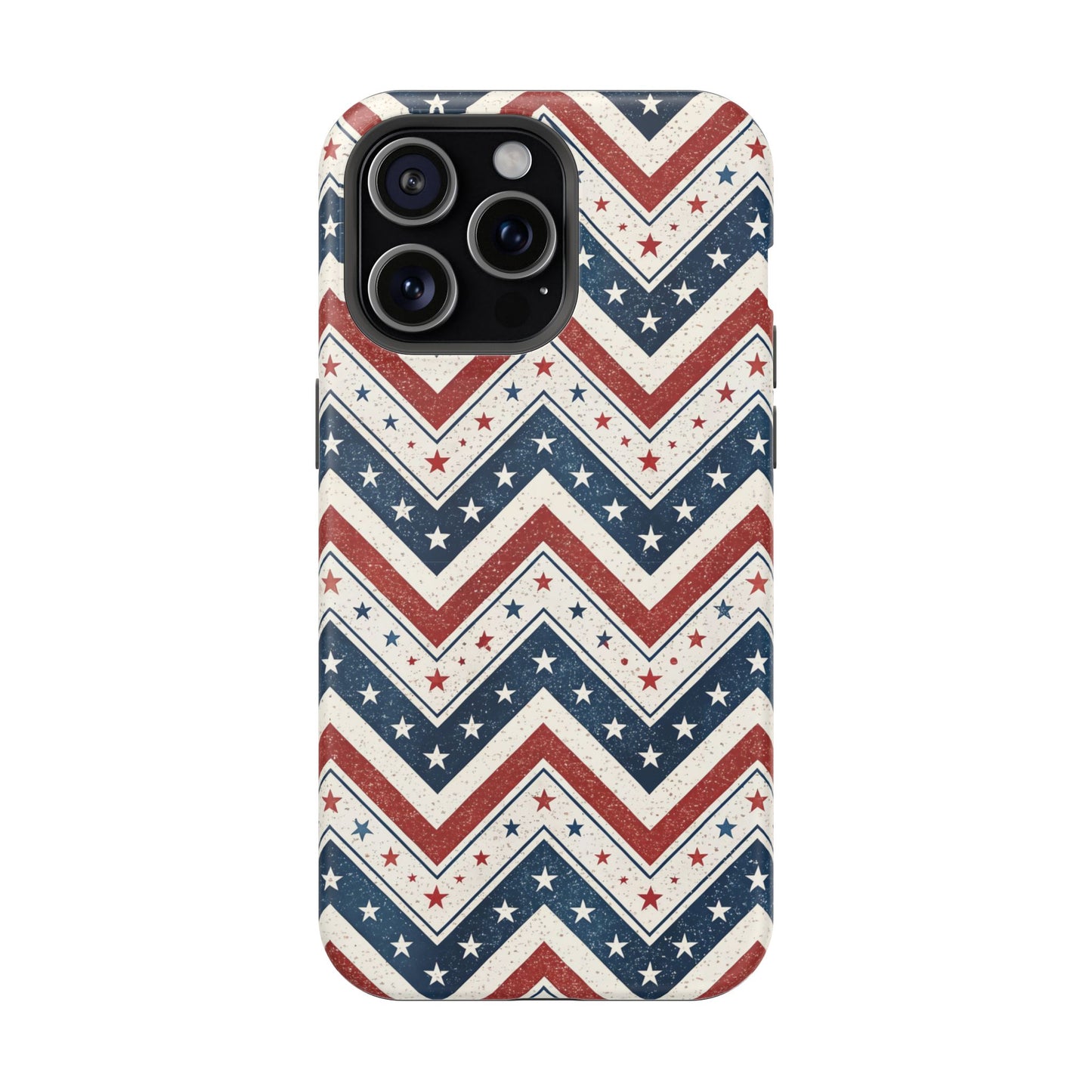 iPhone Tough Case - Vintage Stars and Stripes Design