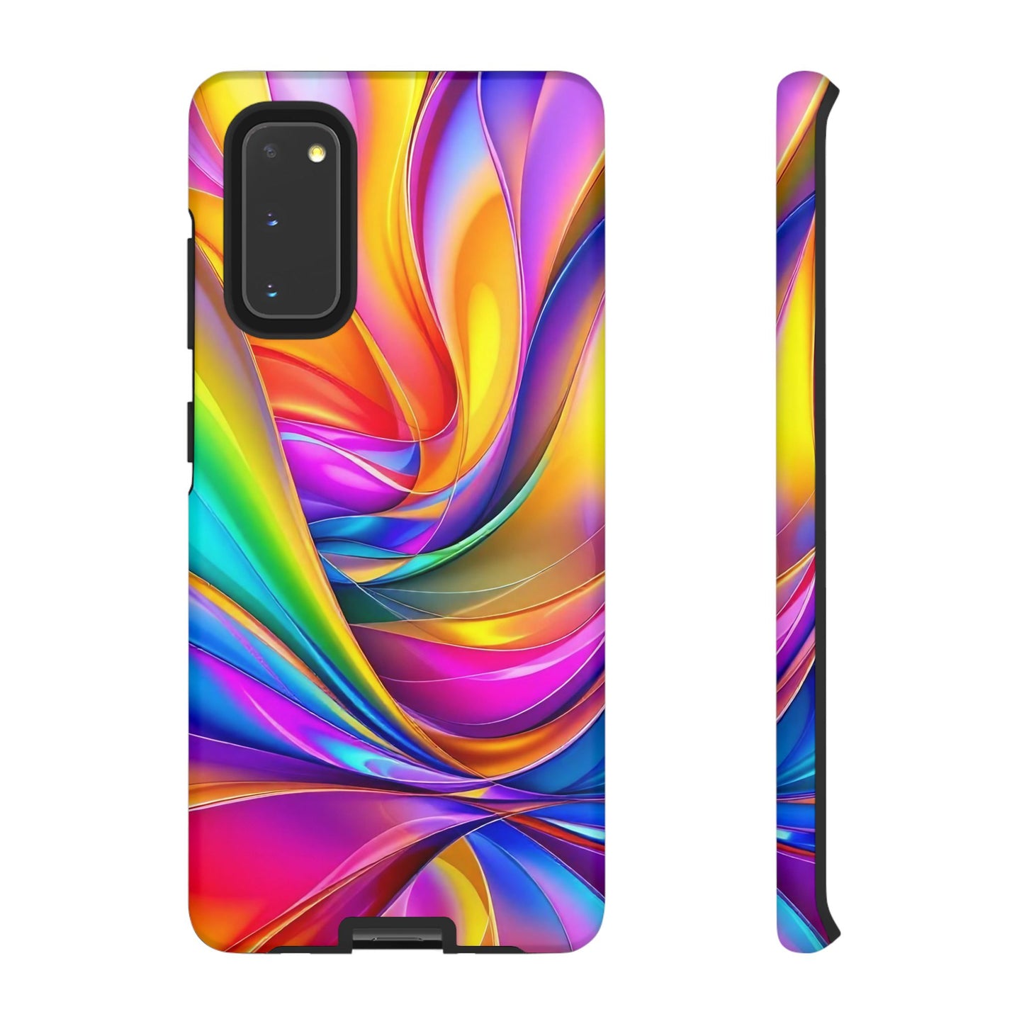 Deconstructed Rainbow Wave Samsung Tough Case