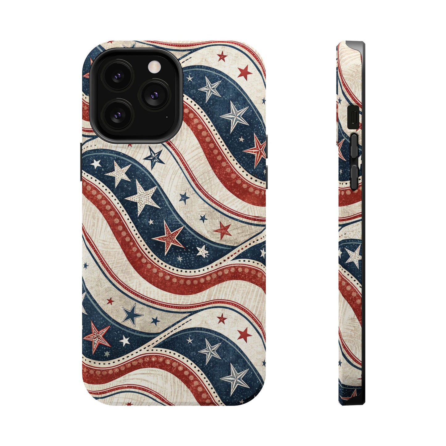 Vintage Patriotic Inspired Ribbon iPhone Case