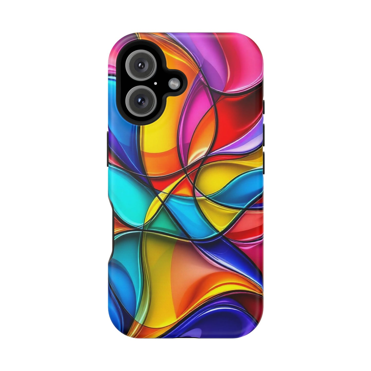 Rainbow Pride Art Design iPhone Tough Case