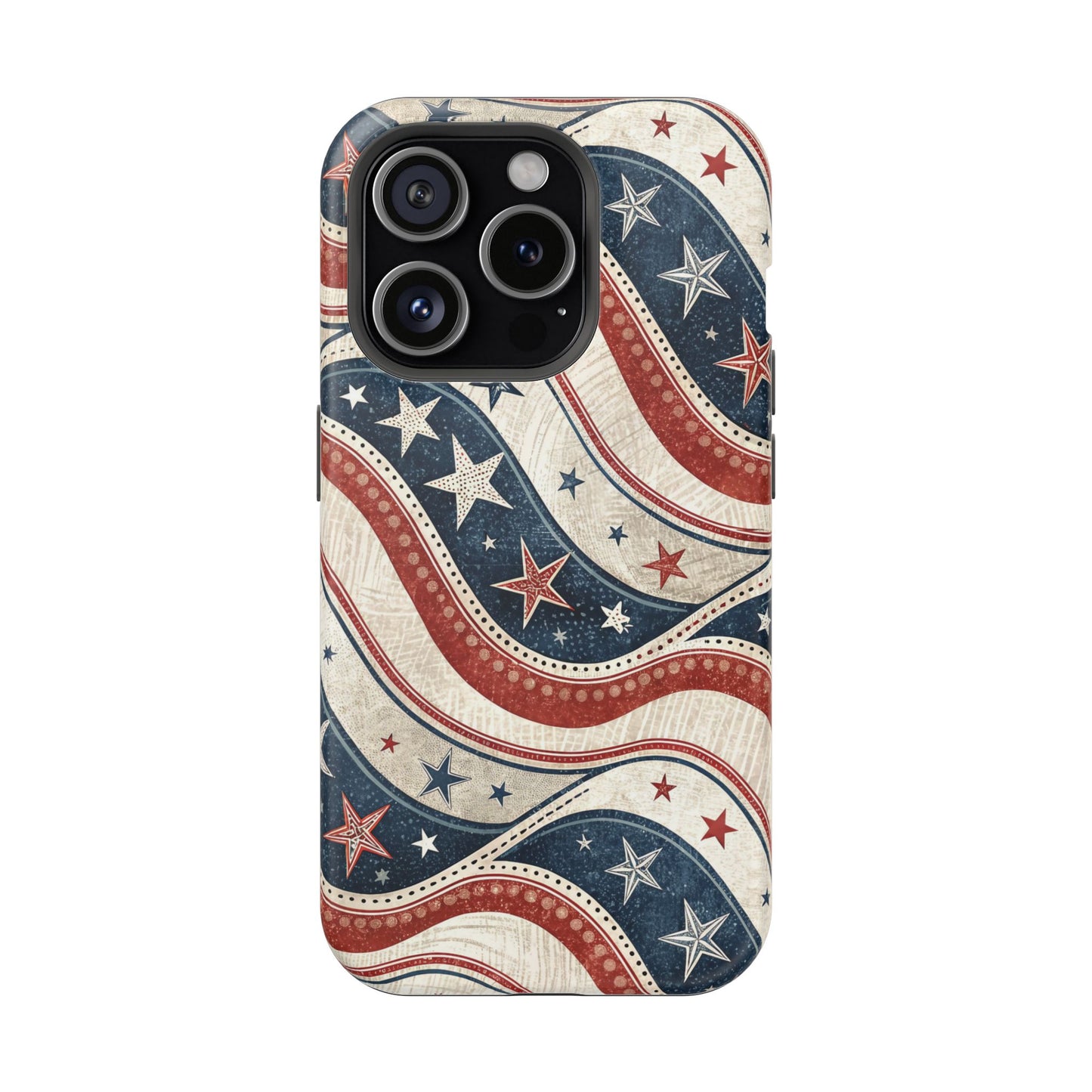 Vintage Patriotic Inspired Ribbon iPhone Case