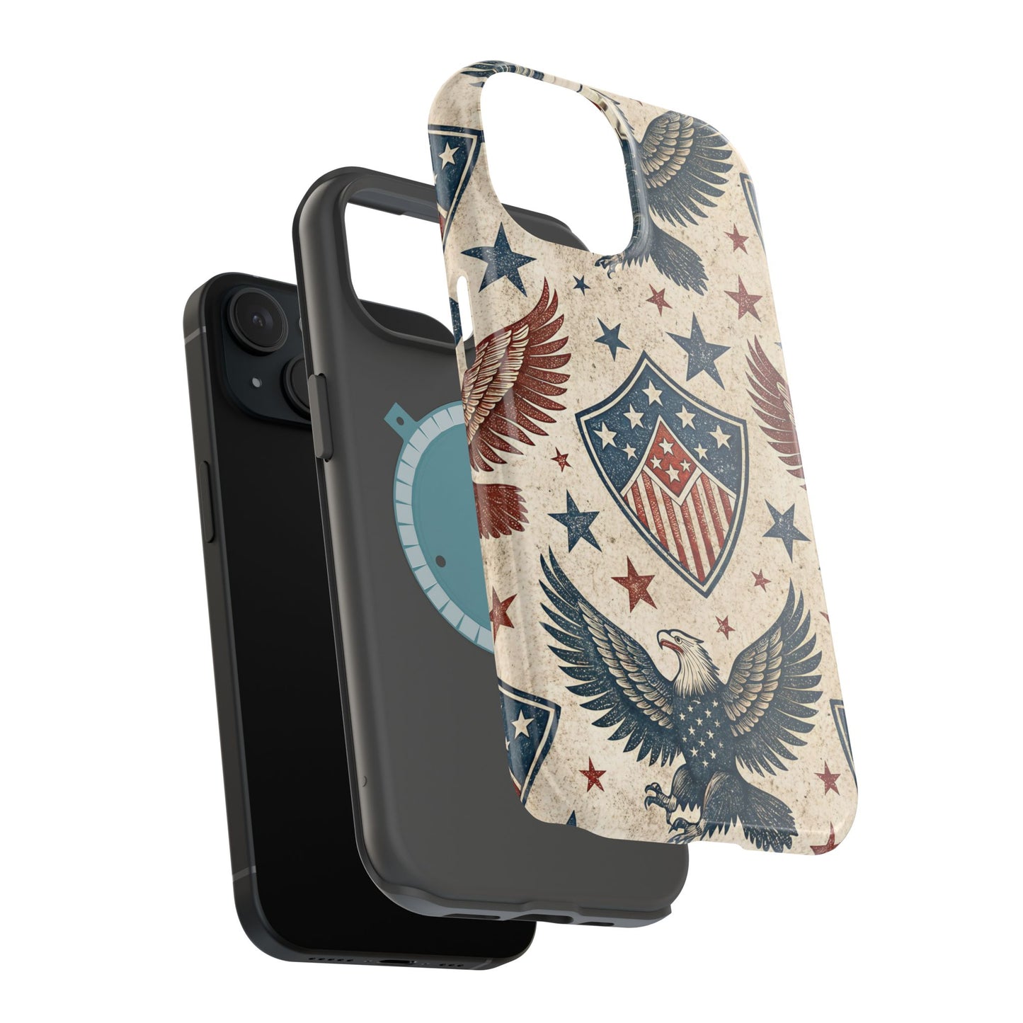 Vintage American Pride iPhone Tough Case