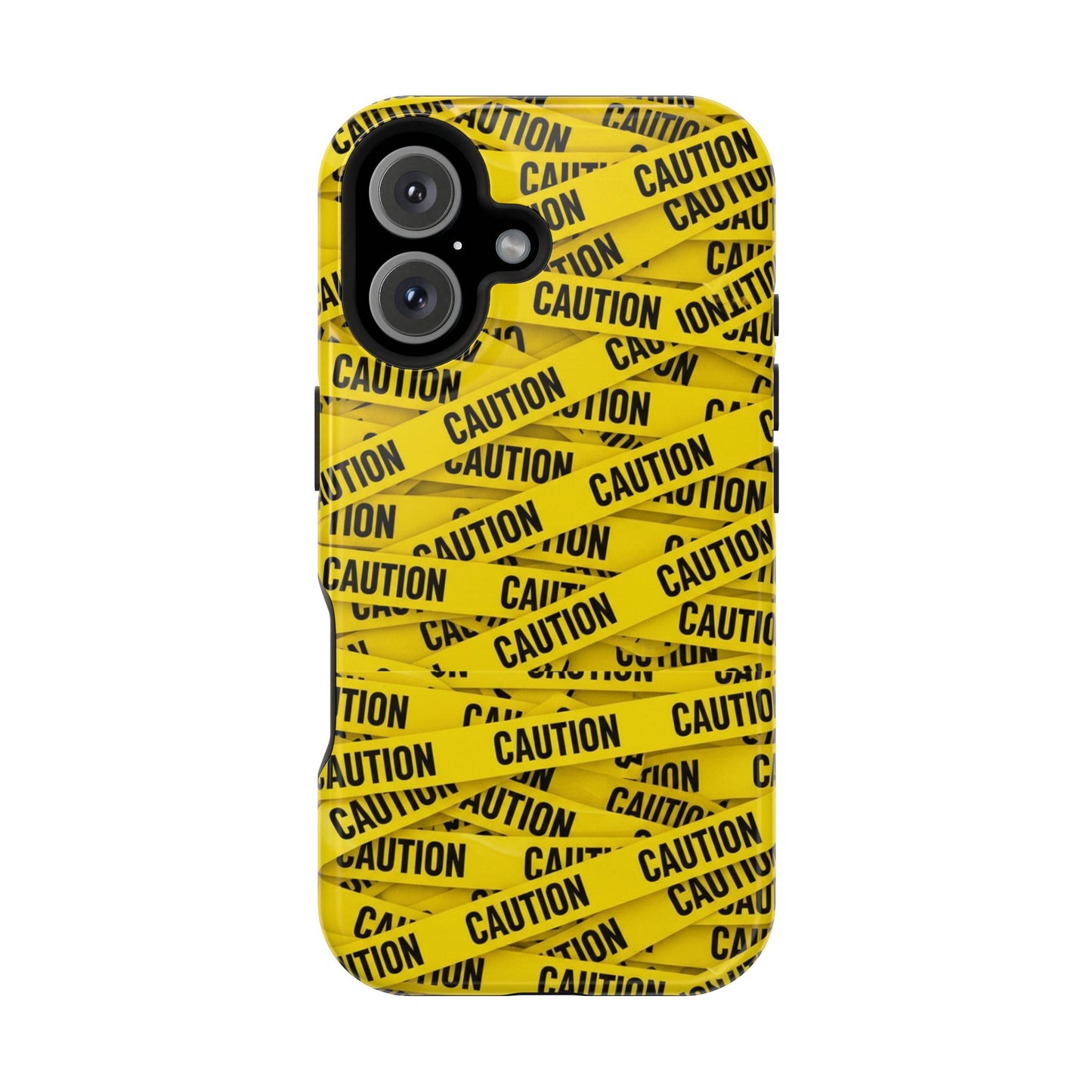 iPhone Tough Case - Caution Tape Design