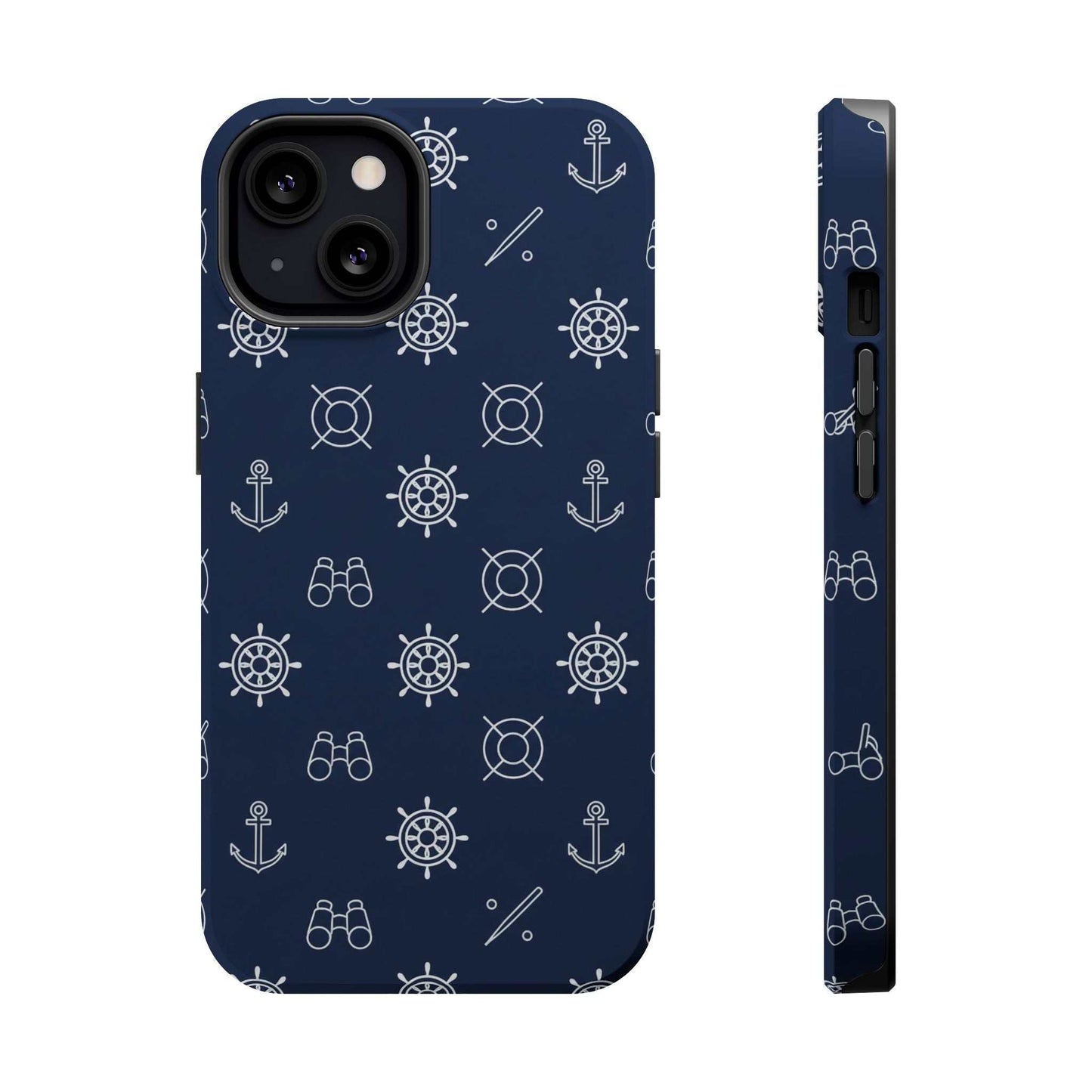 Minimalist Nautical iPhone Case — Magnetic Impact-Resistant Phone Case