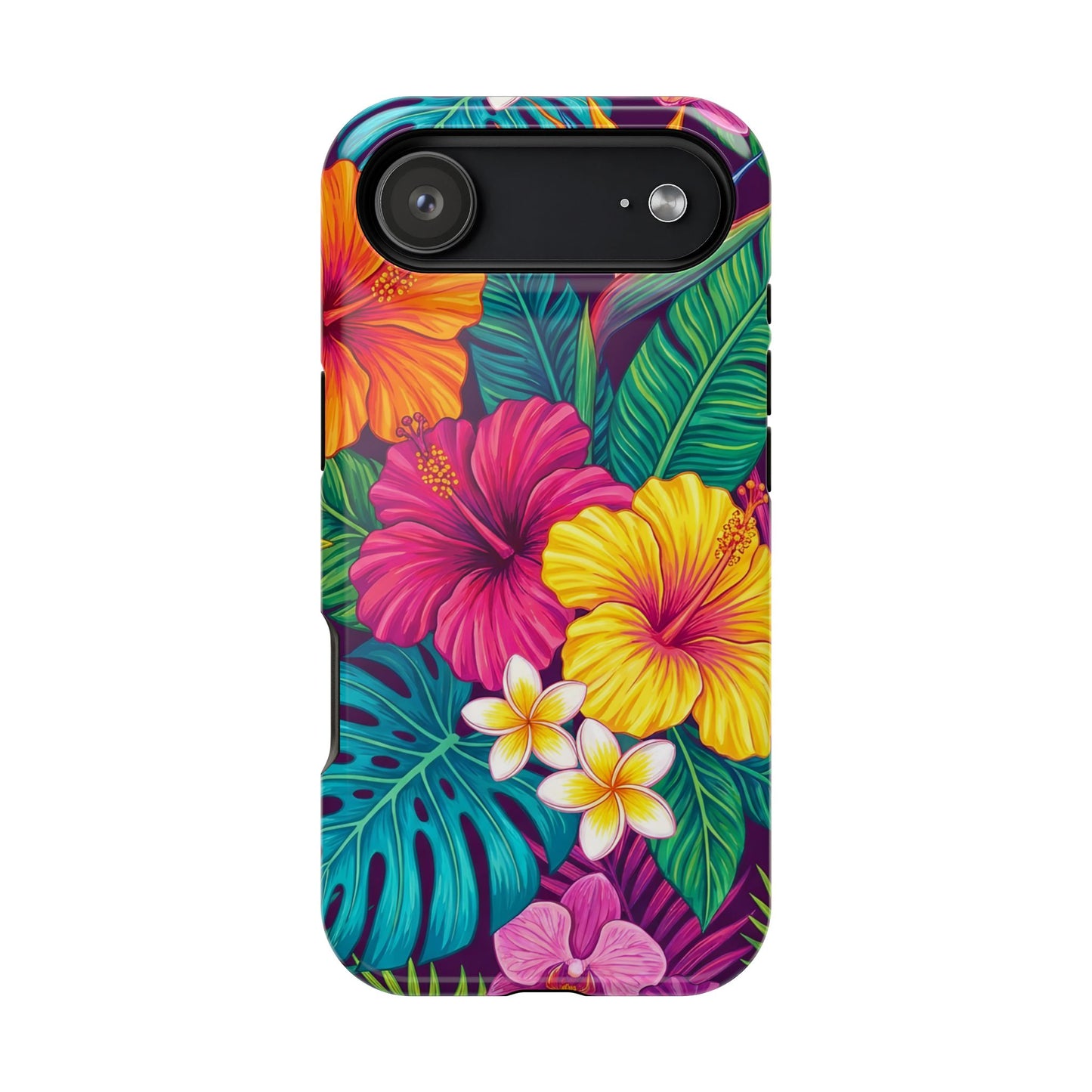 Vibrant Tropical iPhone Tough Case — Magnetic Impact-Resistant