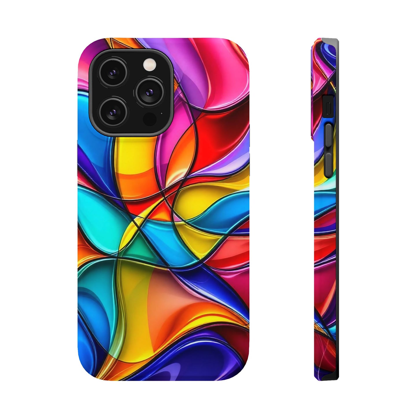 Rainbow Pride Art Design iPhone Tough Case