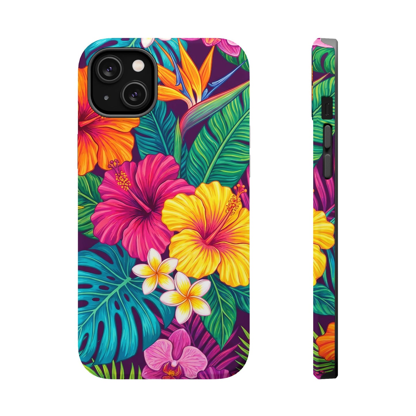 Vibrant Tropical iPhone Tough Case — Magnetic Impact-Resistant