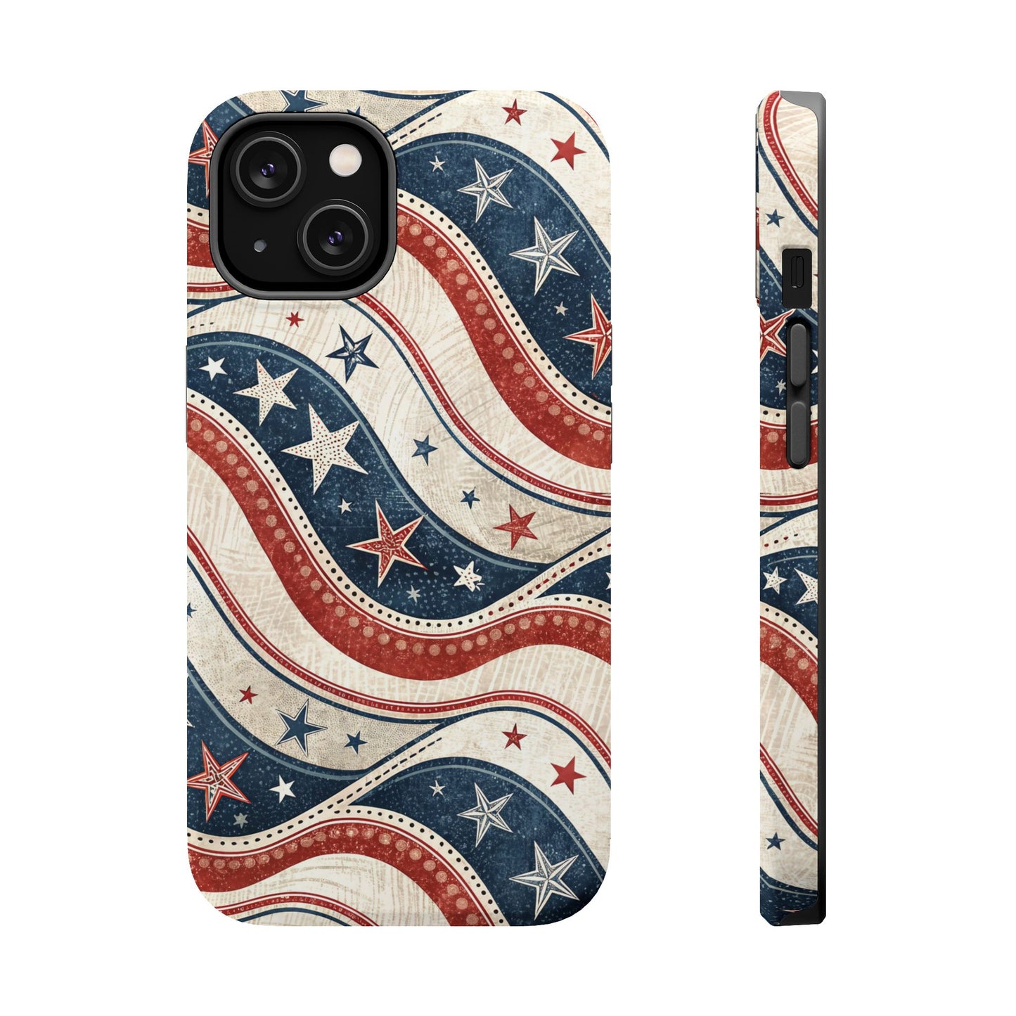 Vintage Patriotic Inspired Ribbon iPhone Case
