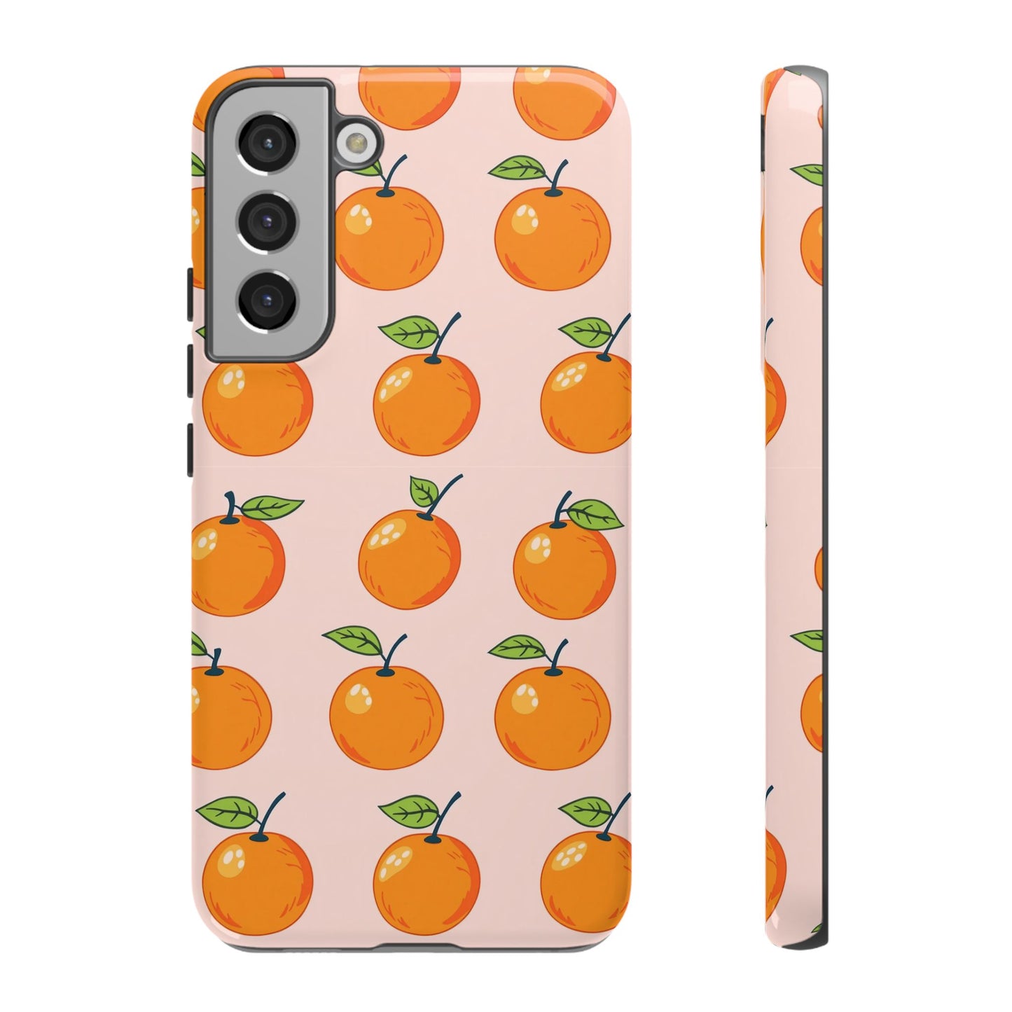 Orange Fruit Design Samsung Tough Phone Case
