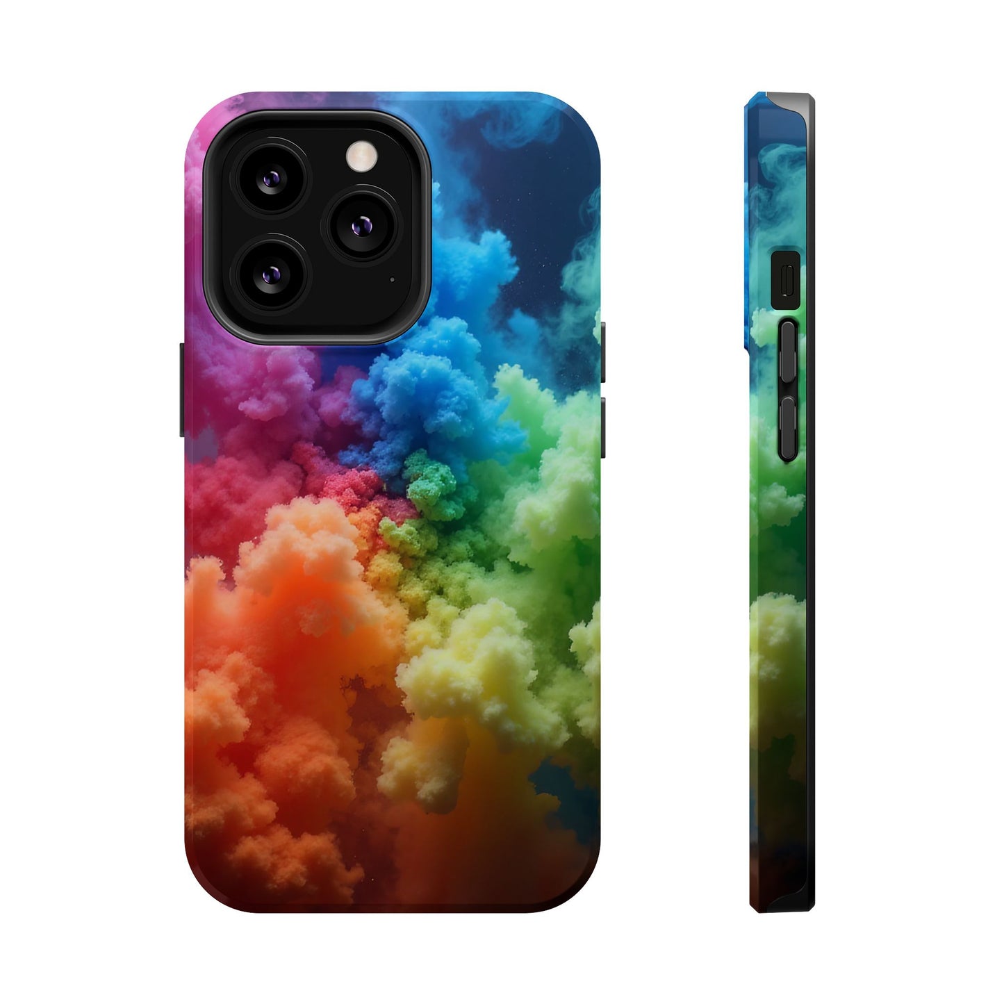 Rainbow Mist Tough Magnetic iPhone Case