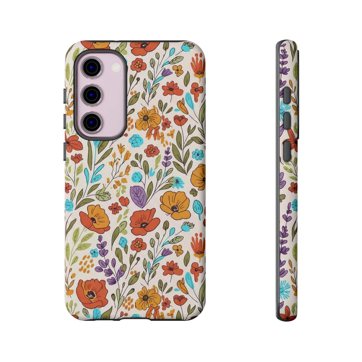 Floral Drawing Inspire Samsung Phone Case